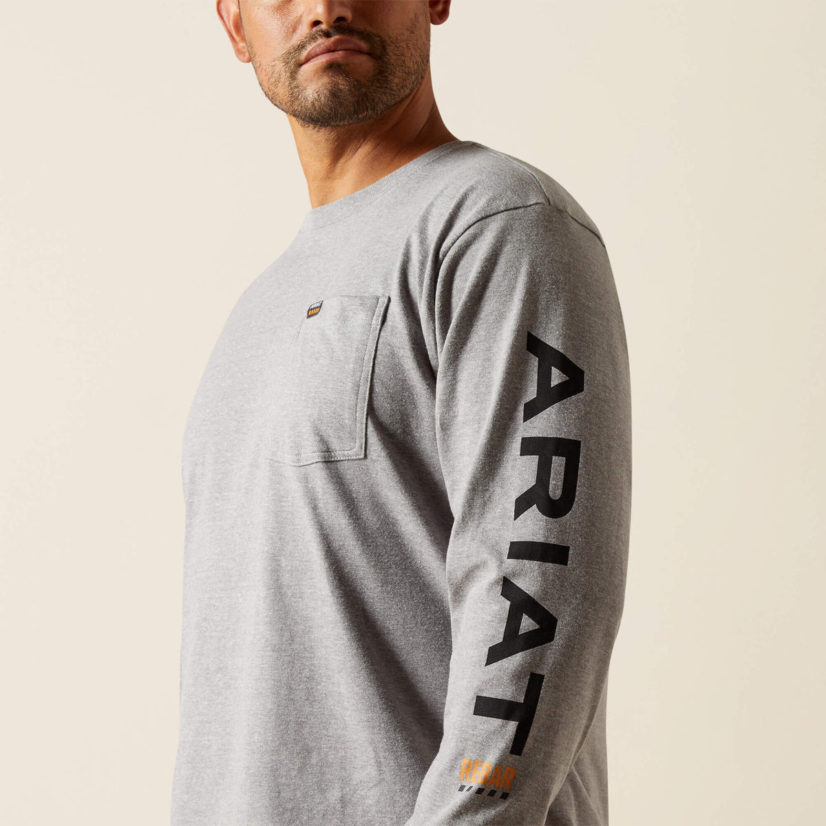 Rebar Cotton Strong Standard Logo Pocket T-Shirt Men | Ariat for sale