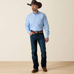 Wrinkle Free Solid Classic Fit Shirt Men | Ariat discount