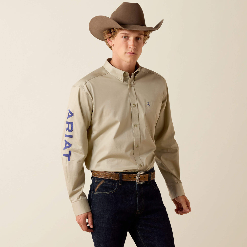 Team Logo Lightweight Twill Classic Fit Shirt Men | Ariat discount
