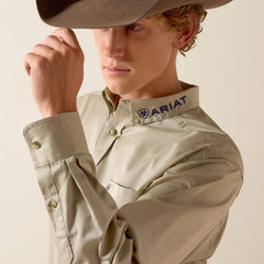 Team Logo Lightweight Twill Classic Fit Shirt Men | Ariat discount