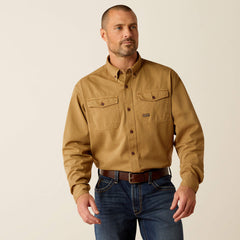 Rebar Washed Twill Work Shirt Men | Ariat on sale