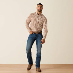 Wrinkle Free Ayden Fitted Shirt Men | Ariat discount