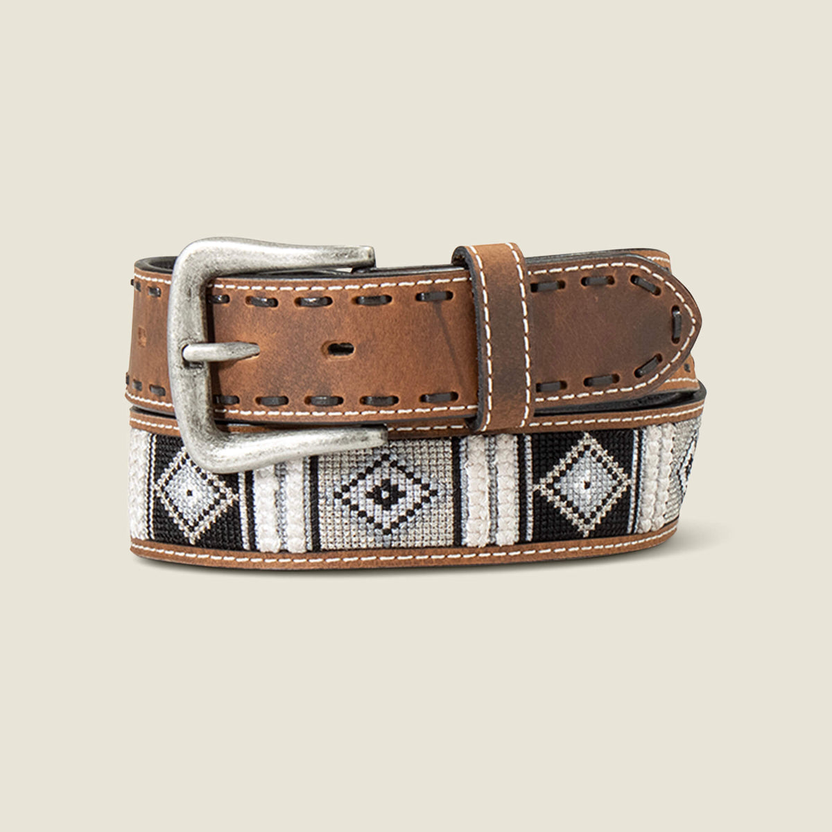 Woven Geo Inlay Belt Men | Ariat online shop