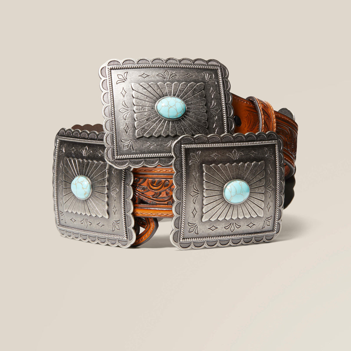 Turquoise Burst Concho Belt Women | Ariat online shop