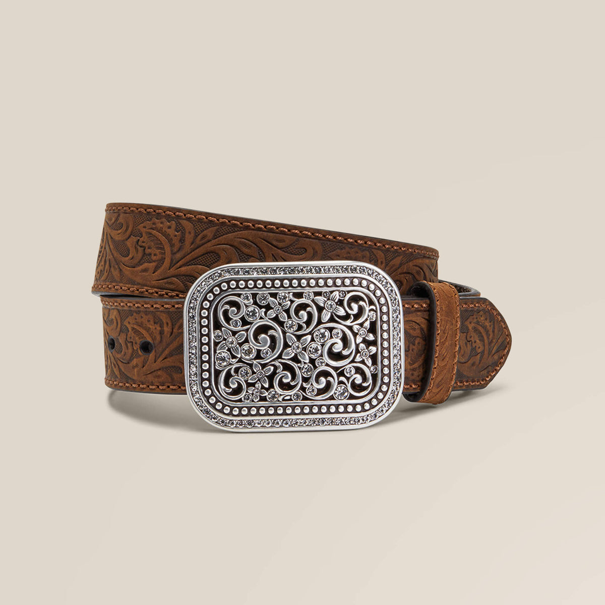 Floral Embroidery Buckle Belt Women | Ariat online shop