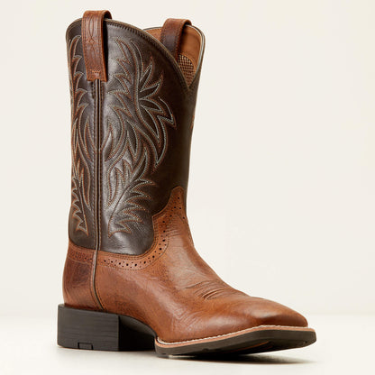 Sport Western Wide Square Toe Cowboy Boot Men | Ariat sale