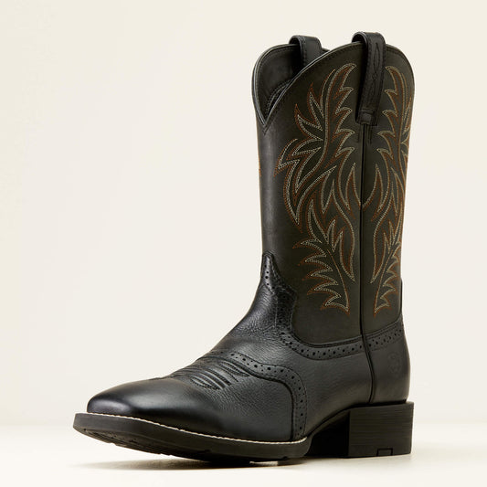 Sport Western Wide Square Toe Cowboy Boot Men | Ariat sale