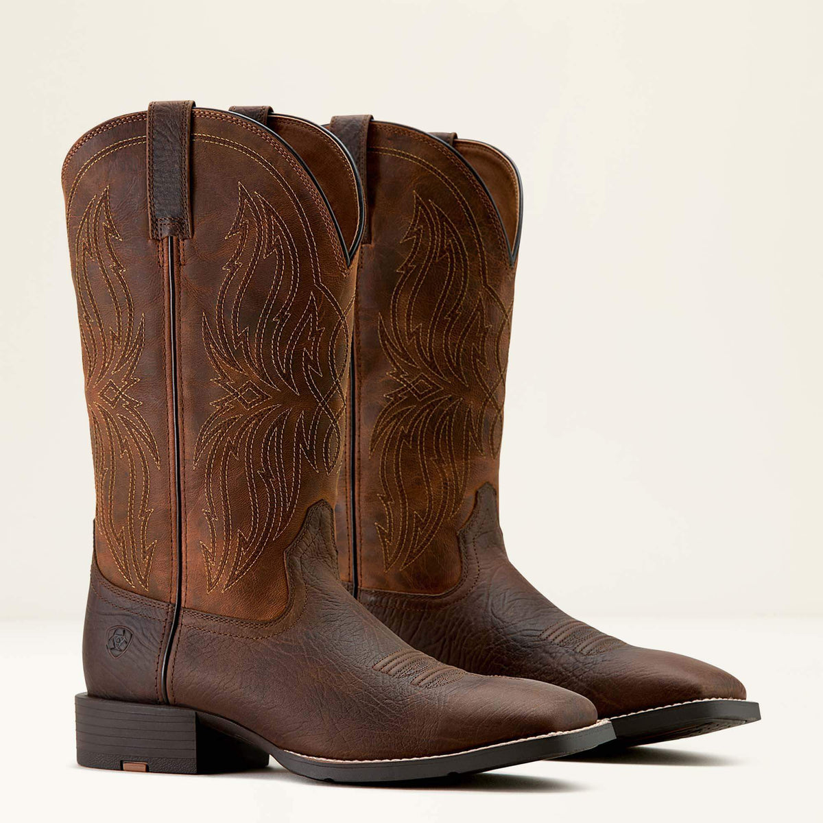 Sport Rustler Wide Square Toe Cowboy Boot Men | Ariat discount
