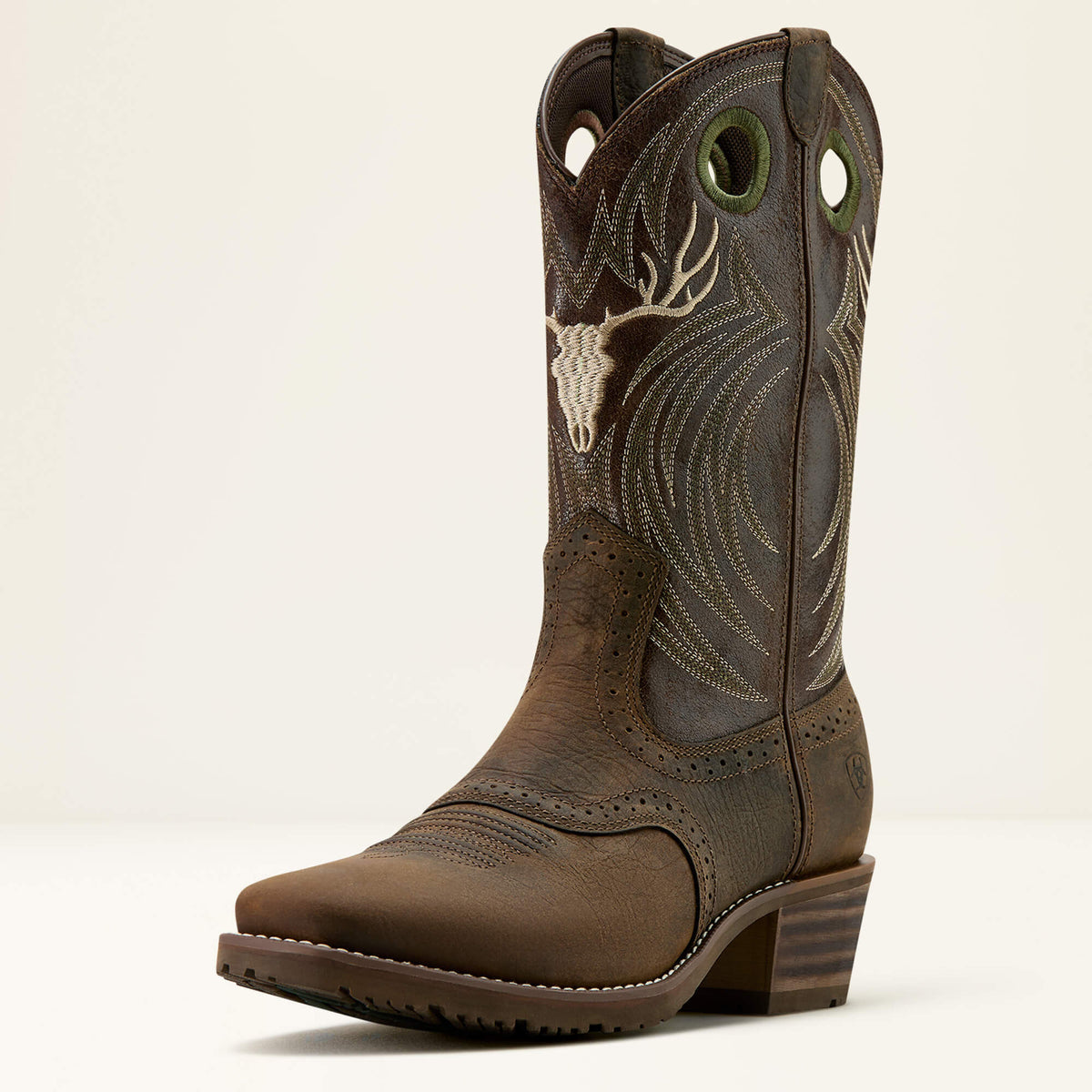 Hybrid Roughstock Antler Cowboy Boot Men | Ariat outlet