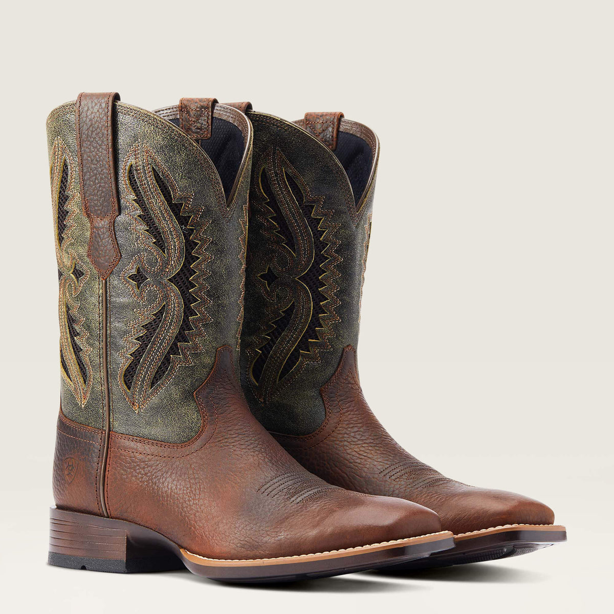 Rowder VentTEK 360 Wide Square Toe Cowboy Boot Men | Ariat outlet