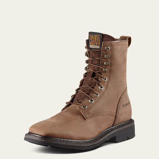 Cascade 8" Wide Square Toe Work Boot Men | Ariat discount