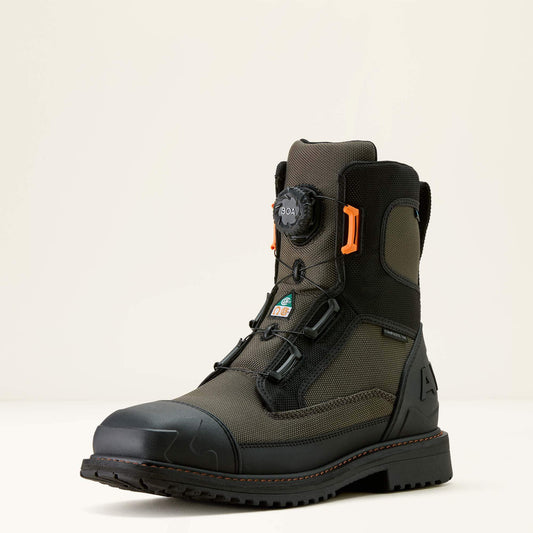 RigTEK Wildcat BOA 8" CSA Waterproof Wide Square Toe Composite Toe Work Boot Men | Ariat outlet