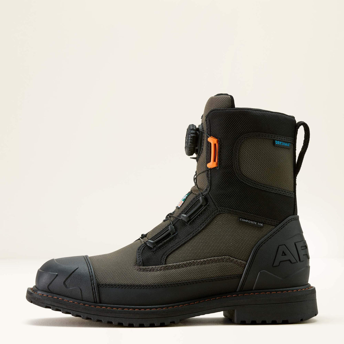 RigTEK Wildcat BOA 8" CSA Waterproof Wide Square Toe Composite Toe Work Boot Men | Ariat outlet