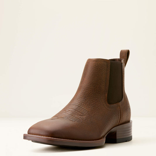 Booker Chelsea Wide Square Toe Western Boot Men | Ariat on sale