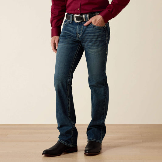 M7 Rocker Stretch Coltrane Stackable Straight Leg Jean Men | Ariat online shop