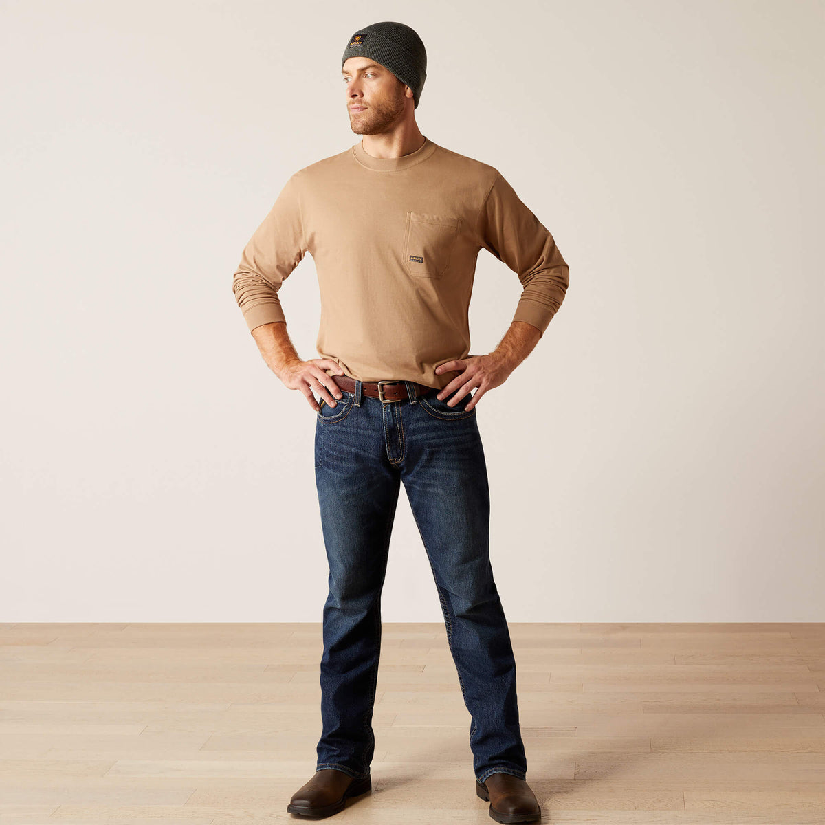 Rebar M4 Relaxed Rail Boot Cut Jean Men | Ariat online