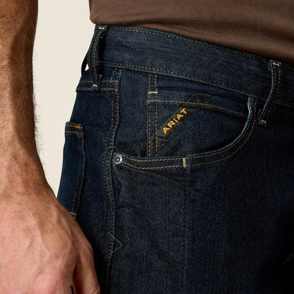 Rebar M4 Relaxed DuraStretch Basic Stackable Straight Leg Jean Men | Ariat sale