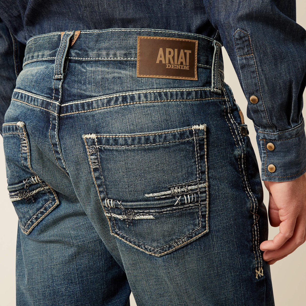M5 Slim Stretch Adkins Stackable Straight Leg Jean Men | Ariat discount