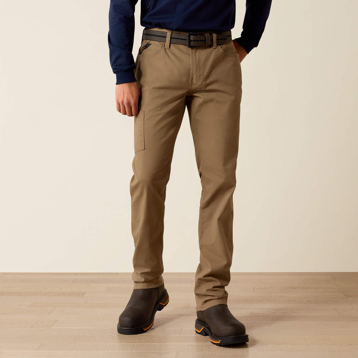 Rebar M4 Low Rise DuraStretch Made Tough Stackable Straight Leg Pant Men | Ariat online shop
