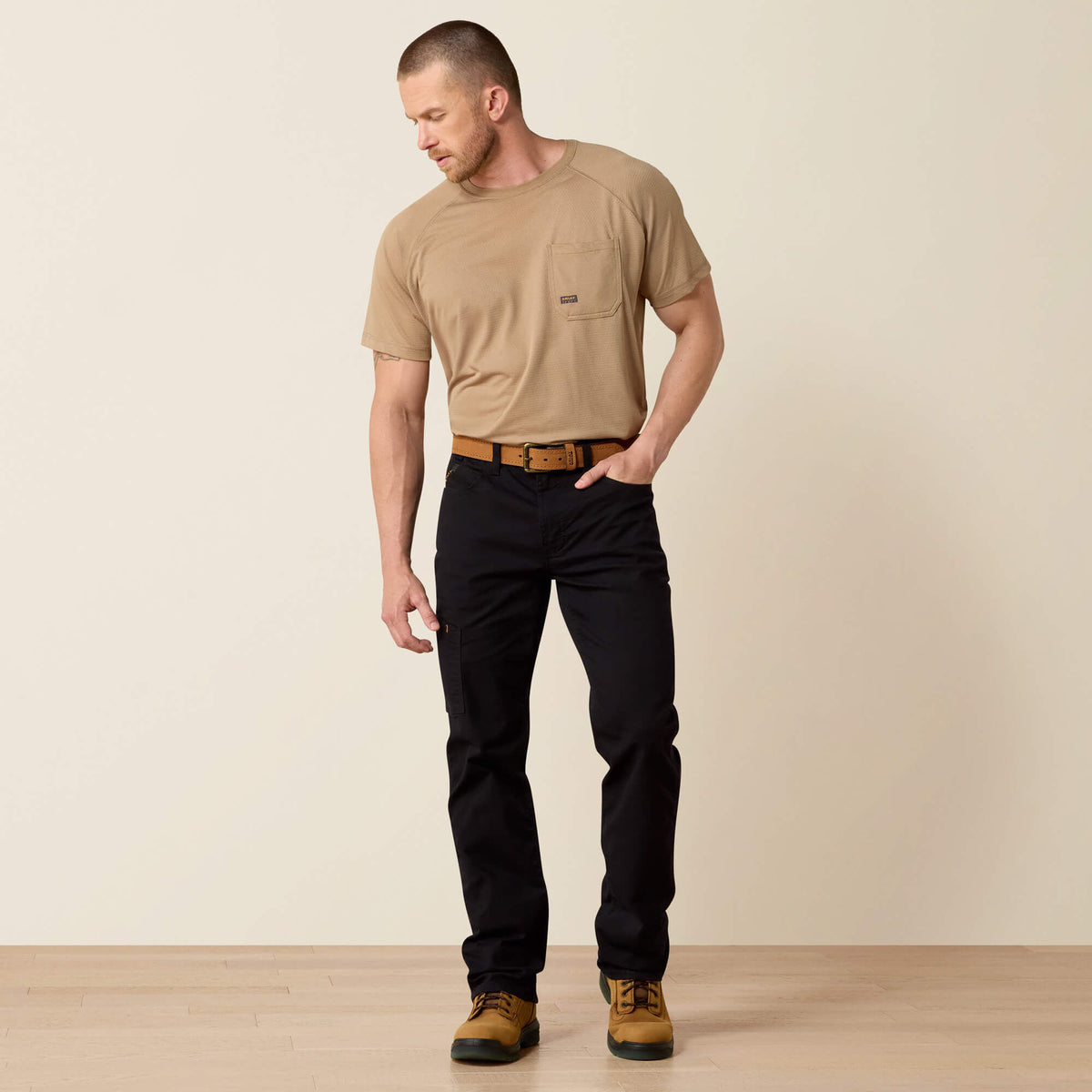 Rebar M4 Low Rise DuraStretch Made Tough Stackable Straight Leg Pant Men | Ariat sale