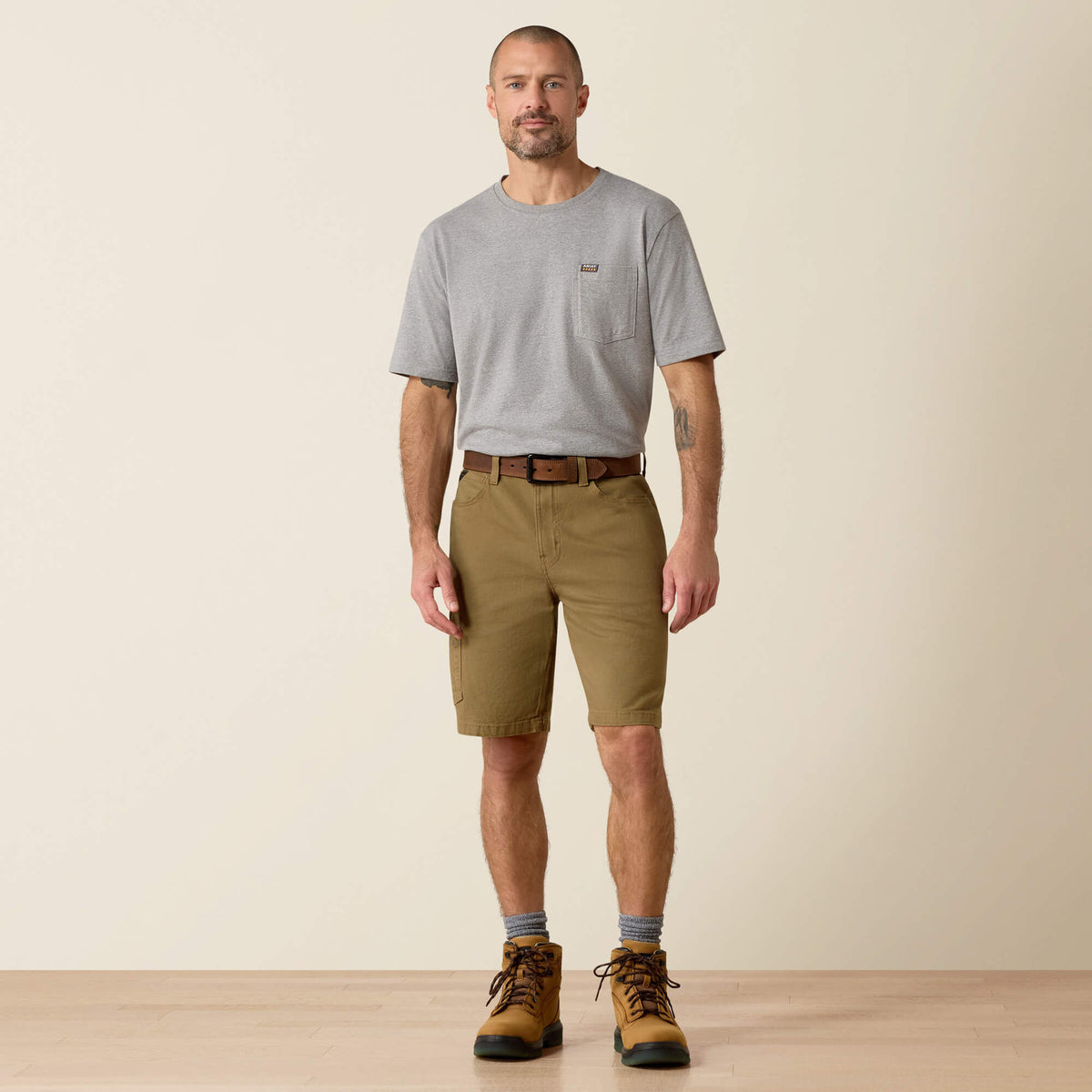 Rebar DuraStretch Made Tough 10" Short Men | Ariat online shop