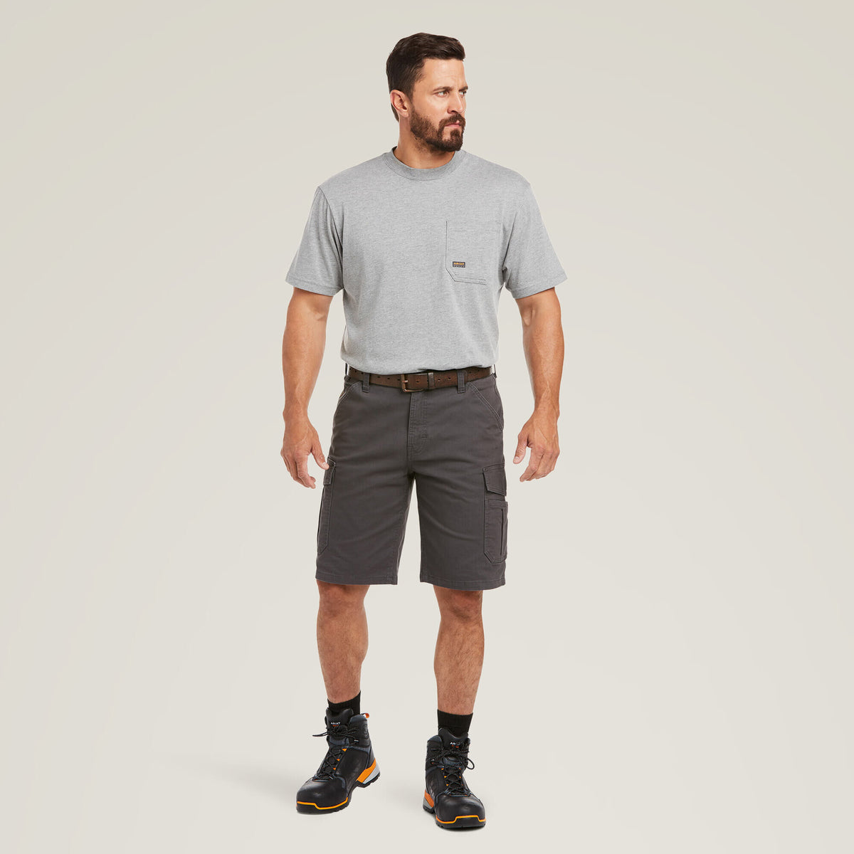 Rebar DuraStretch Made Tough Cargo 11" Short Men | Ariat discount