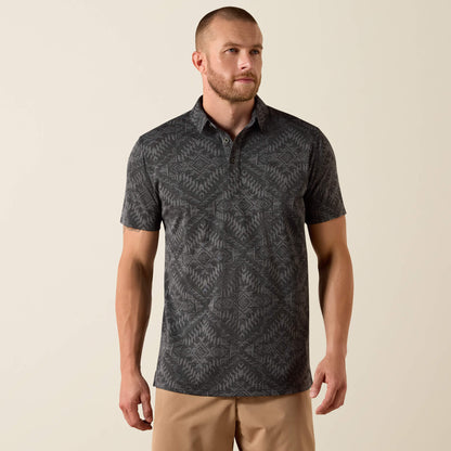 Jacquard Printed Fitted Polo Men | Ariat for sale