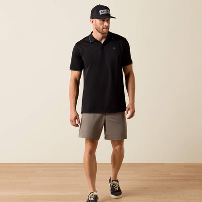 Logo Fitted Polo Men | Ariat online