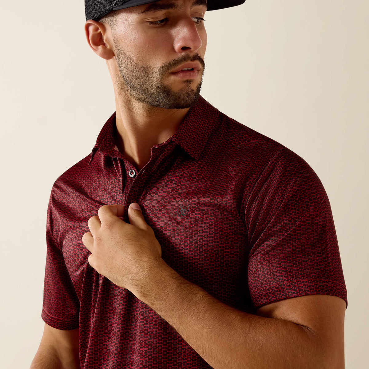 All Over Print Fitted Polo Men | Ariat for sale