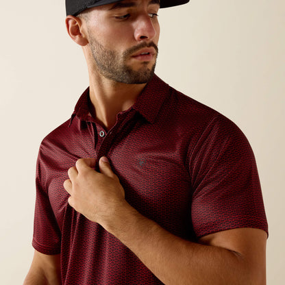 All Over Print Fitted Polo Men | Ariat for sale