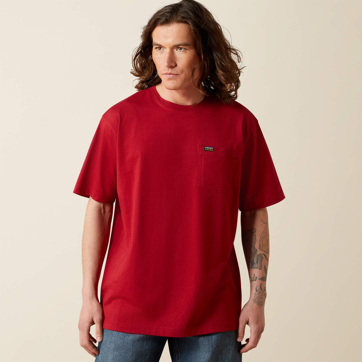 Rebar Cotton Strong Standard Pocket T-Shirt Men | Ariat on sale