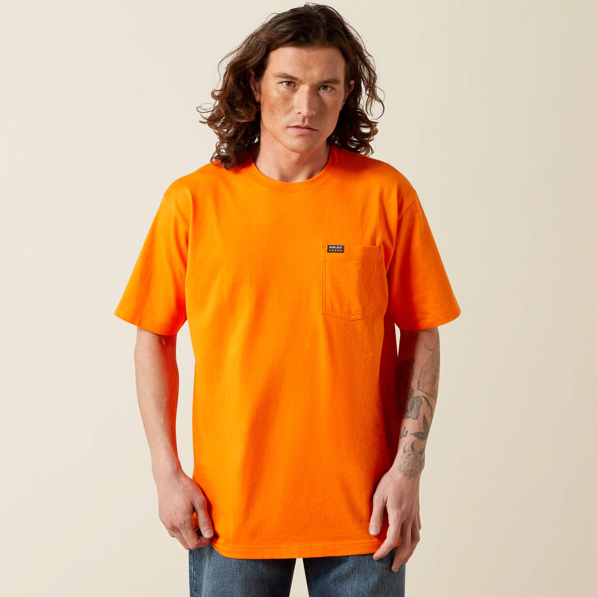 Rebar Cotton Strong Standard Pocket T-Shirt Men | Ariat on sale