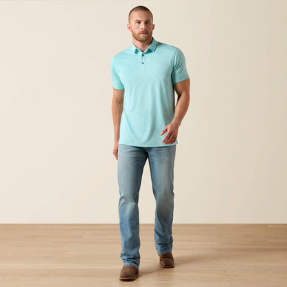 Jacquard Printed Fitted Polo Men | Ariat for sale