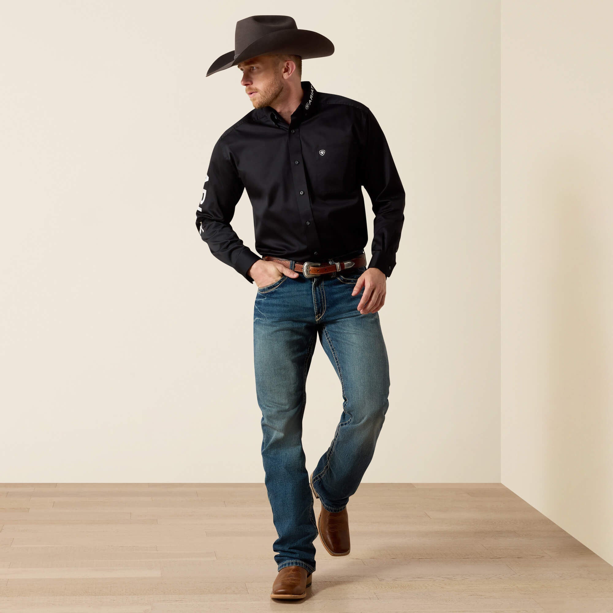 Team Logo Twill Classic Fit Shirt Men | Ariat on sale