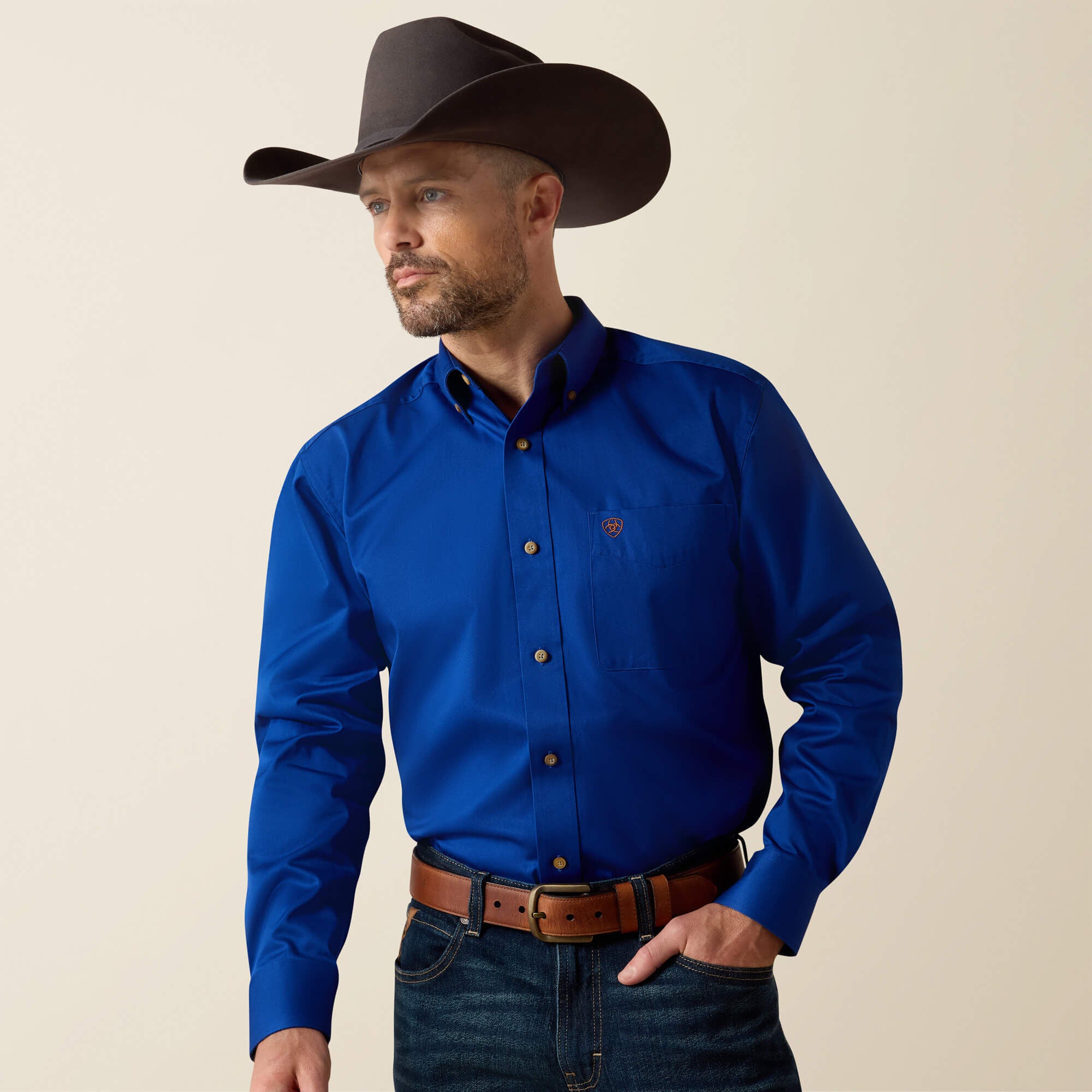 Solid Twill Classic Fit Shirt Men | Ariat for sale
