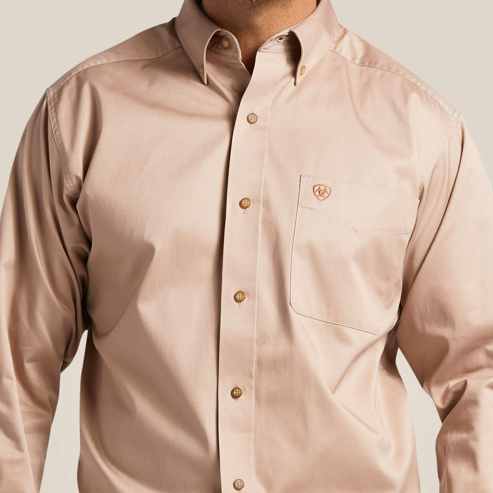 Solid Twill Classic Fit Shirt Men | Ariat discount