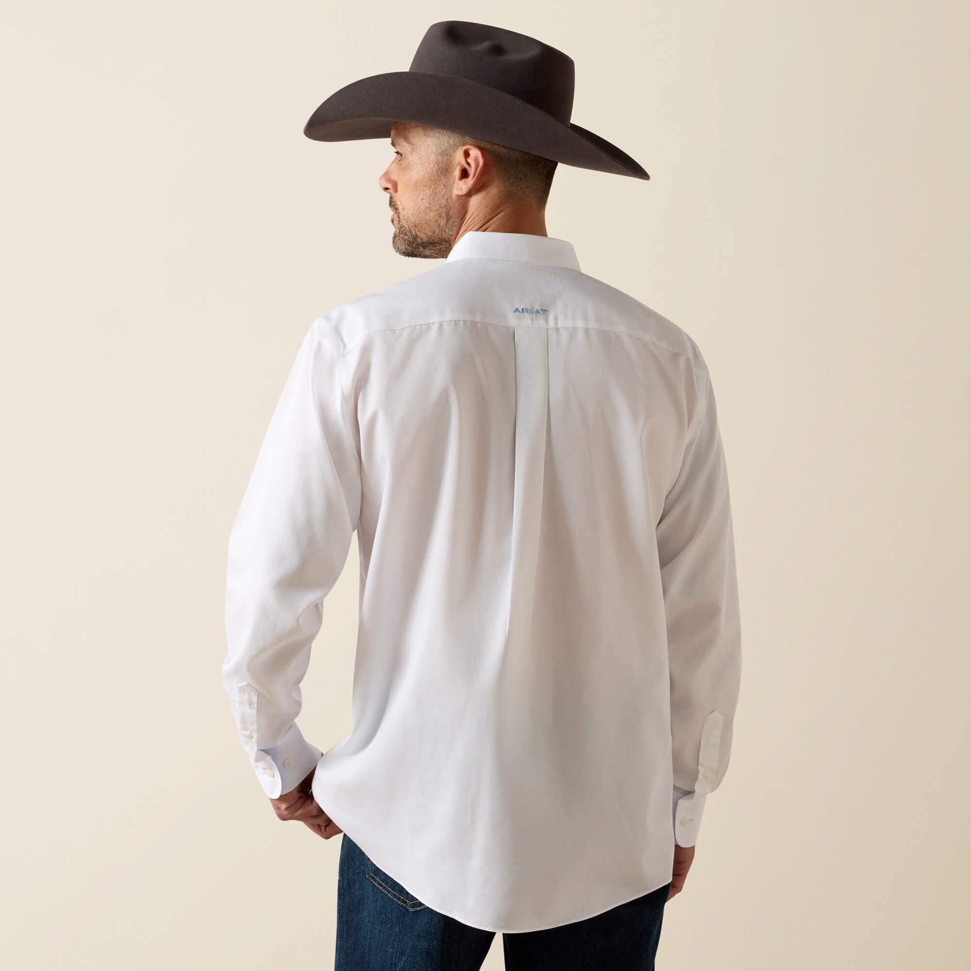 Wrinkle Free Solid Classic Fit Shirt Men | Ariat for sale