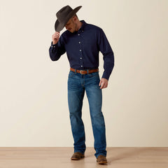 Wrinkle Free Solid Classic Fit Shirt Men | Ariat sale