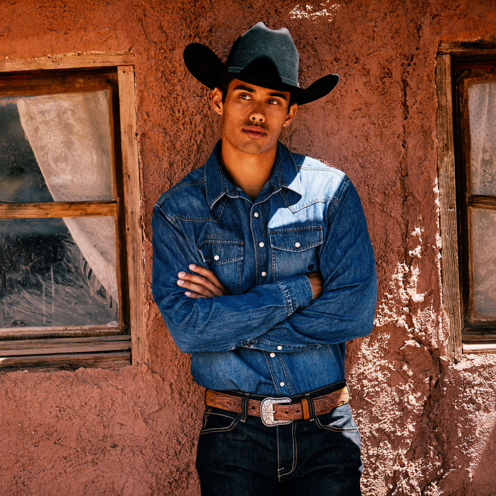 Denim Retro Fit Shirt Men | Ariat for sale