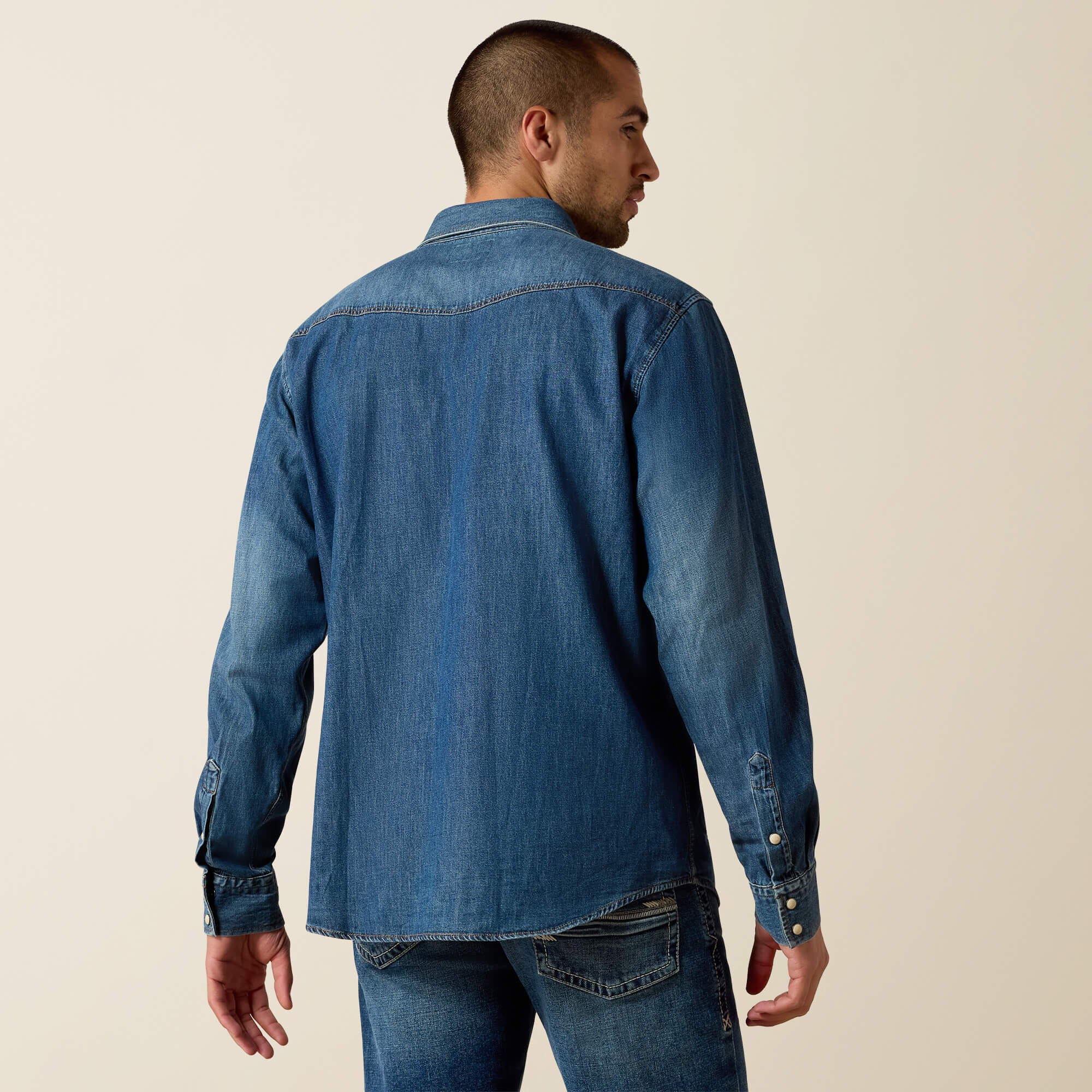 Denim Retro Fit Shirt Men | Ariat for sale