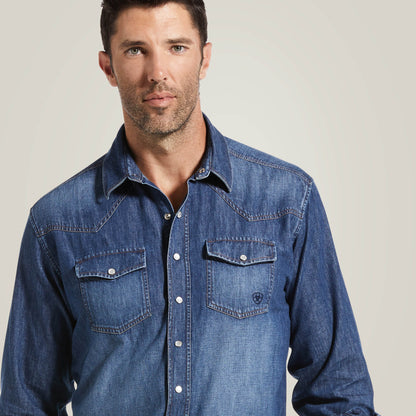 Denim Retro Fit Shirt Men | Ariat for sale
