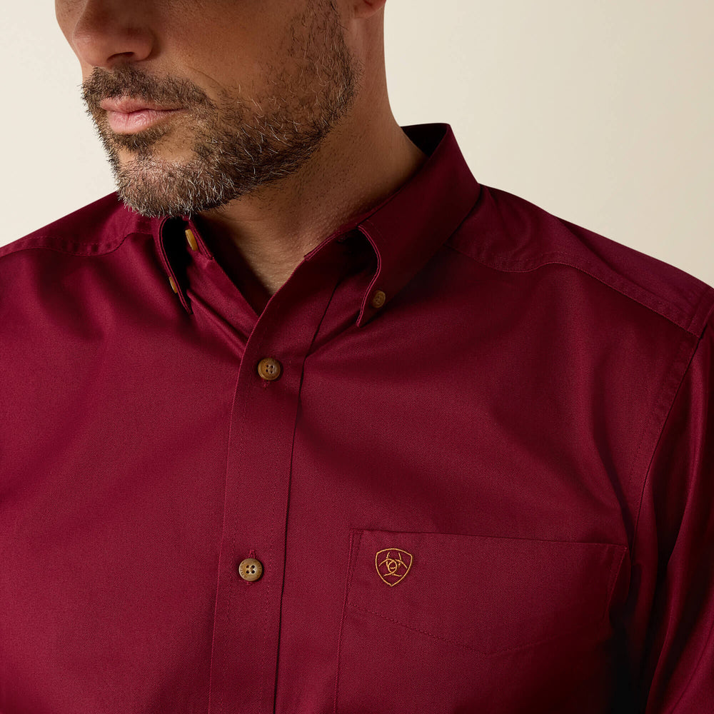 Solid Twill Fitted Shirt Men | Ariat on sale