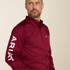 Team Logo Twill Fitted Shirt Men | Ariat for sale
