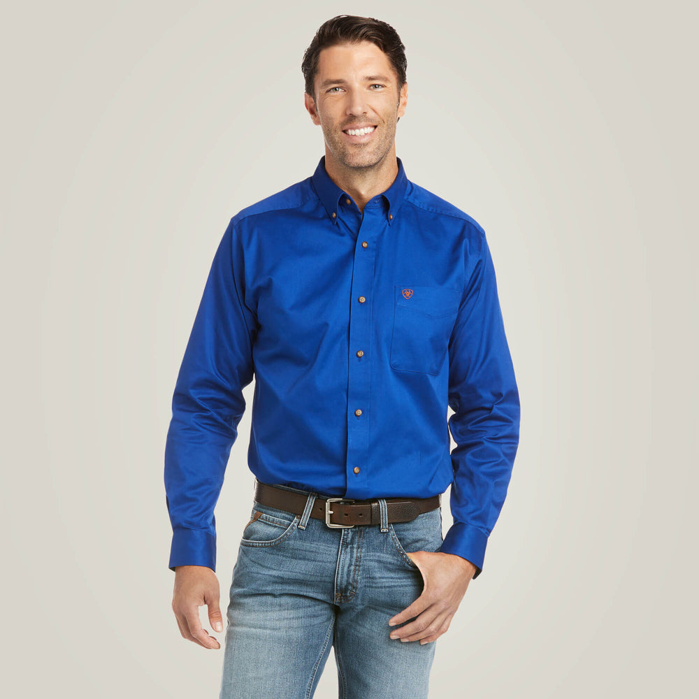 Solid Twill Fitted Shirt Men | Ariat for sale