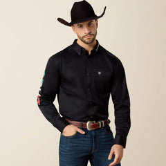 Team Logo Twill Fitted Shirt Men | Ariat discount