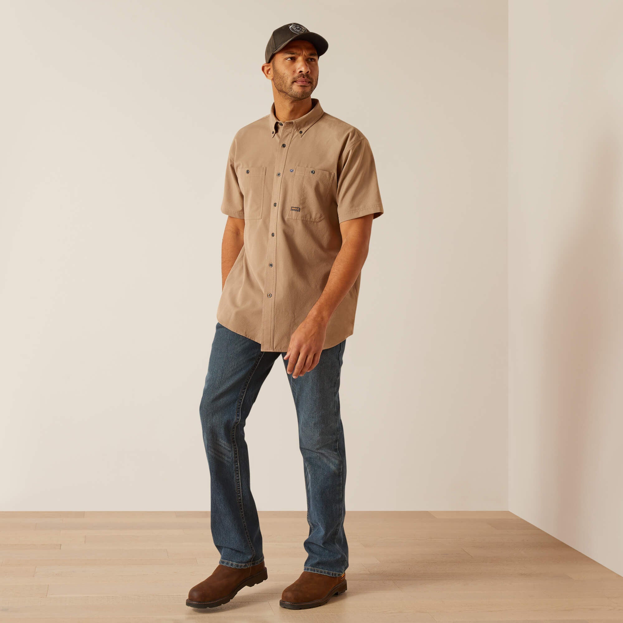 Rebar Made Tough 360 Airflow Work Shirt Men | Ariat online