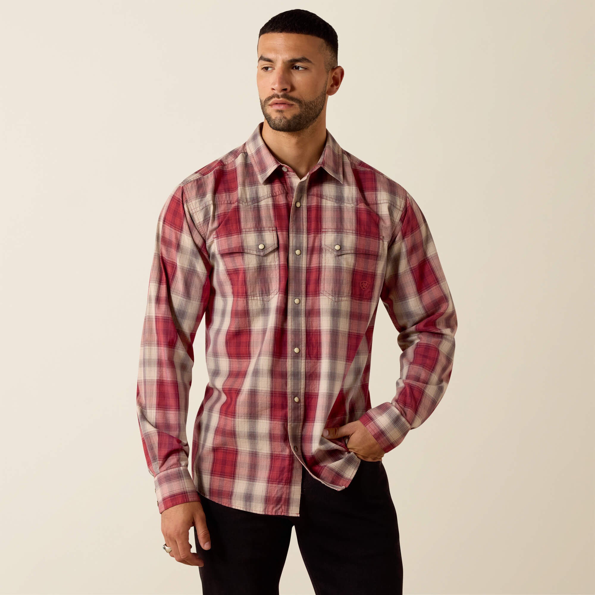 Retro Hawthorne Fitted Snap Shirt Men | Ariat online shop