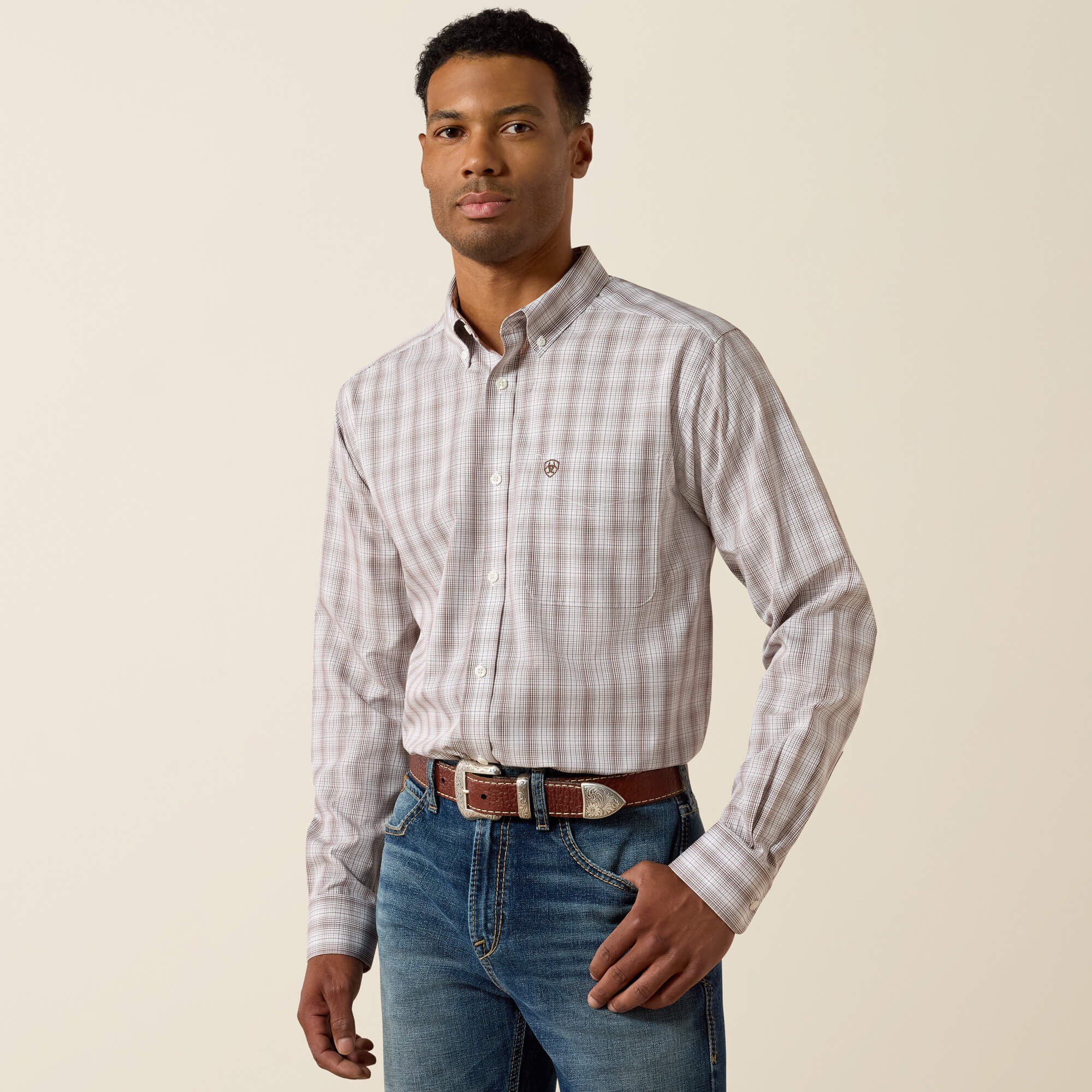 Wrinkle Free Clyde Fitted Shirt Men | Ariat sale