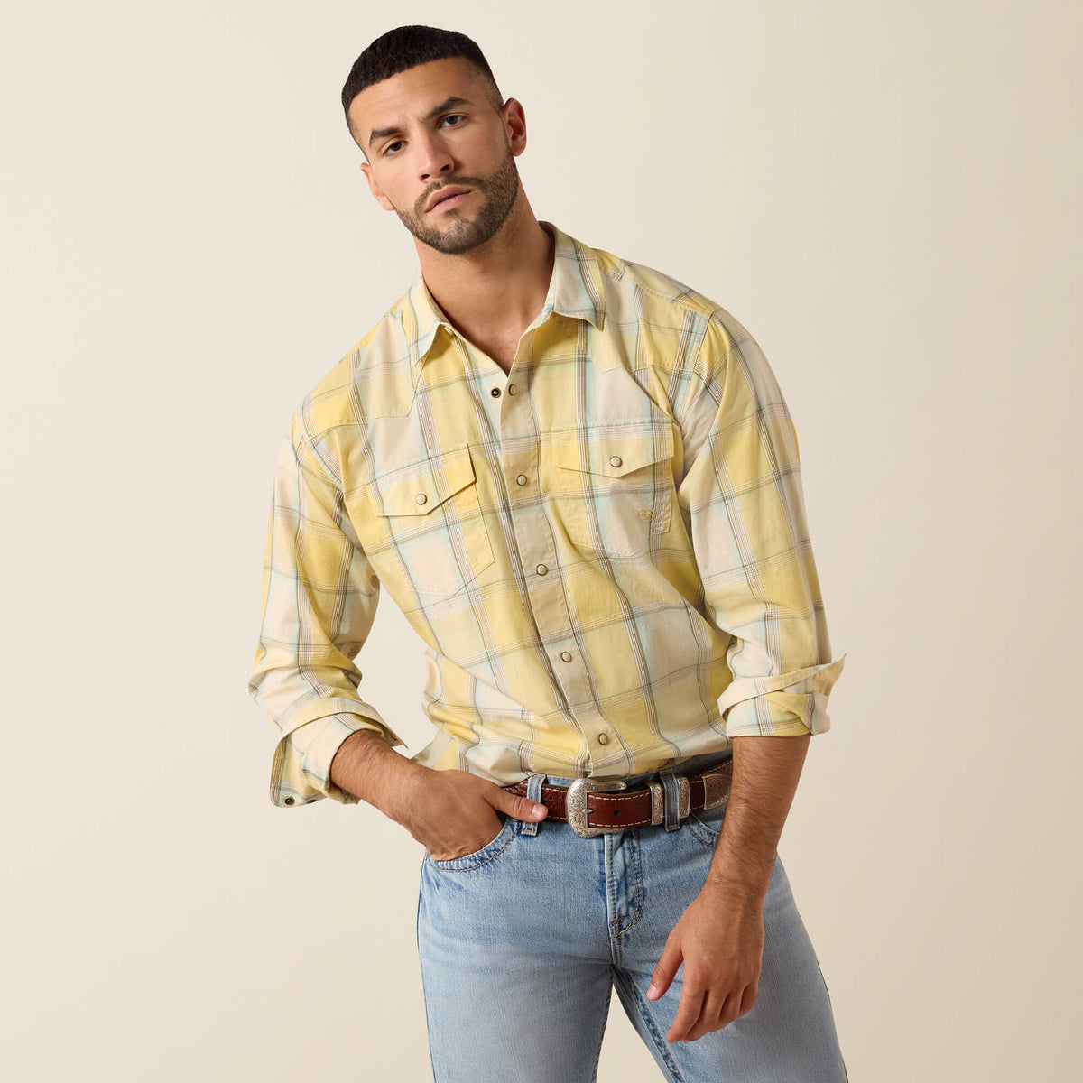 Retro Hux Fitted Snap Shirt Men | Ariat on sale