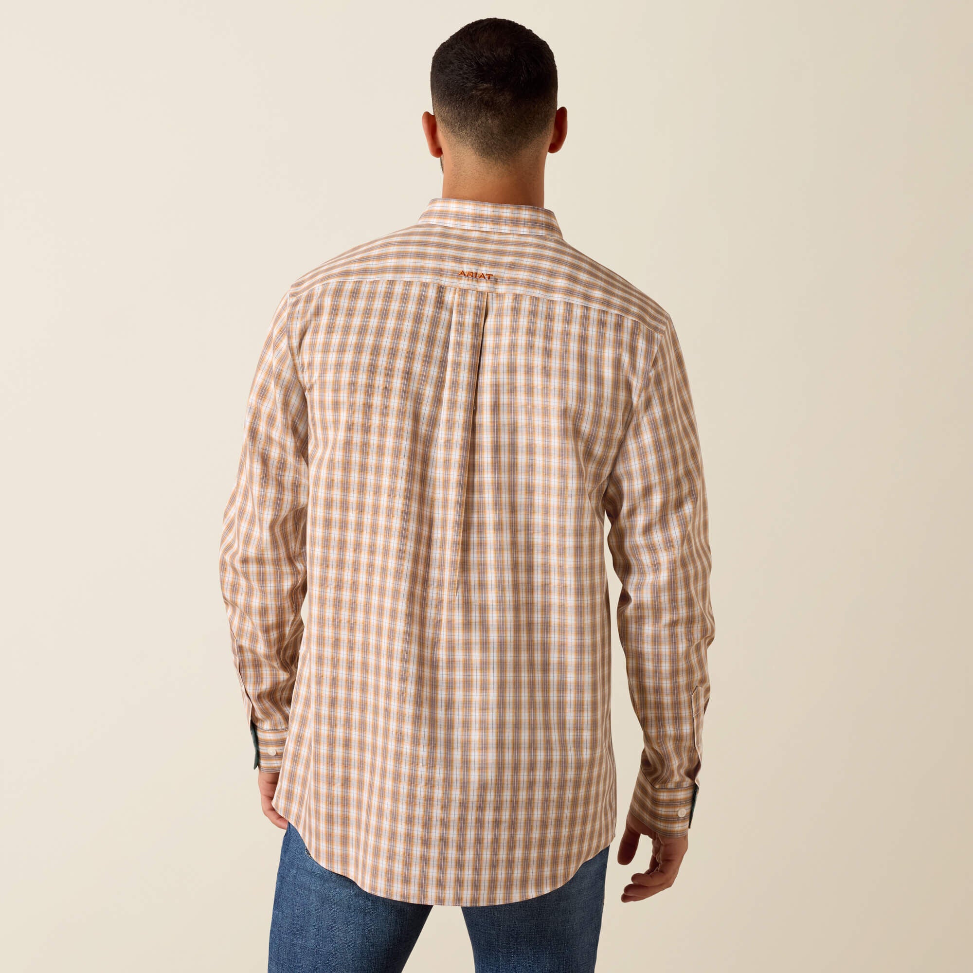 Wrinkle Free Ayden Fitted Shirt Men | Ariat discount